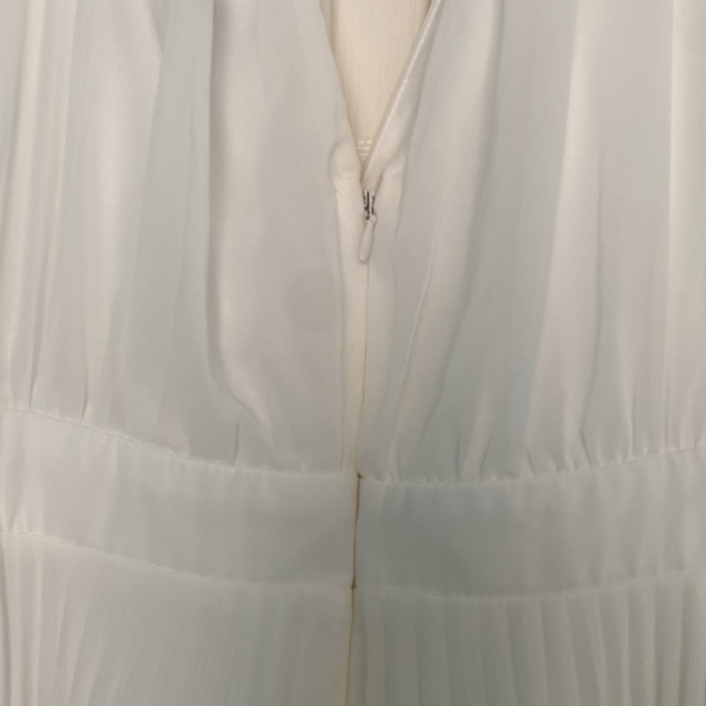 ASOS white dress with sparkle waist detail - Picture 7 of 8